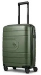 Redolz Essentials 11 4 Rollen Kabinentrolley 55 cm mit Dehnfalte - Olive