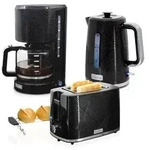 Briebe SKT1178BLK Elegance Set Toaster 2 Scheiben Wasserkocher 1,7L