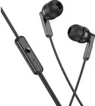HOCO Kopfh&ouml;rer / 3.5mm In-Ear Kopfh&ouml;rer mit Mikrofon M121 Hellschwarz -...
