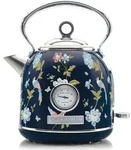 Laura Ashley Wasserkocher &ndash; 1,7 l, 2200 W, Leuchtanzeige, Temperaturanzeige,