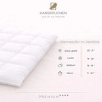 HANSKRUCHEN Daunendecke 155x200 cm extra Warm 100% Daunen waschbar Allergiker