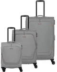 Travelite UMBRIA Trolley 4w L exp./M exp./S, Smoky Grey - Grau