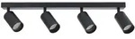 Spot Deckenleuchte MALGA 4 schwarz 4-flammig 4x GU10 EDO777350 EDO - Schwarz