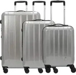 CHECK.IN London 2.0 Trolley-Set 3tlg. (carbon silber) - Silber