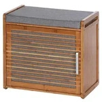WENKO Schuhe Schrank Sitz Bank Regal Ablagen Kommode BAHARI Bambus Aufbewahrung...