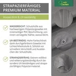 Premium Schutzh&uuml;lle f&uuml;r Loungegruppe L-Form, Gr&ouml;&szlig;e:255 x 255 x 80 cm -...