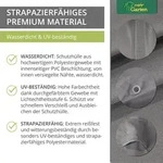 Premium Loungegruppen L-Form asymmetrisch, Gr&ouml;&szlig;e:237 x 175 x 80 cm Links - Schwarz