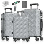 KESSER&reg; Reisekoffer Set 3-teilig | Kofferset + Handgep&auml;ck | Trolley ABS