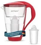 perlopur Glas-Wasserfilter rot, 2 L, inkl. 1 Universal-Filterkartusche - Rot