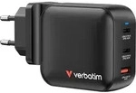 Verbatim Mini GaN Charger 100W 3Port US/EU/UK ADP 32230 - Schwarz