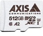 Axis 02365-001, 512 GB, MicroSDXC, Klasse 10, 100 MB/s, Class 3 (U3), Silber -...