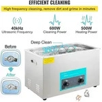 VEVOR Ultraschallreiniger 30L Edelstahl mit Heiztimer f&uuml;r Schmuck Uhren Dental...