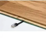 Goobay CAT 6 Flach-Patchkabel, U/UTP, Dunkelbraun, 1,5 m, Kupfermaterial - Braun