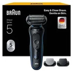 Braun Series 5 52-B1650S, Folienschaber, Blau, Tasten, Akku, Integrierte Batterie, 50