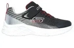 Skechers Microspec II Zovrix Black / Silver & Red Gr&ouml;&szlig;e EU 27 - Schwarz - 27