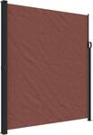 vidaXL Seitenmarkise Ausziehbar Braun 220x500 cm