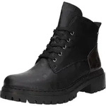 Schn&uuml;rstiefelette Kaltfutter bis 35mm Absatz (casual) 72602-00 - Schwarz - 36