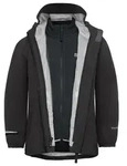 Jack Wolfskin ICELAND 3IN1 JACKET K - Schwarz - 92