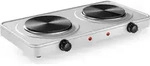 Wiltec Doppelkochplatte 2000W Kochplatte elektrisch mit Thermostat und