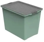 Rotho Aufbewahrungsbox mit Rollen 70L COMPACT ECO - Kunststoffbox je 57,0 x...
