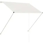 vidaXL Einziehbare Markise 150&times;150 cm Creme - Creme