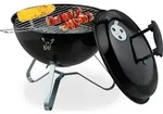 Relaxdays Kugelgrill, tragbar, &Oslash; 37 cm, Picknickgrill f&uuml;r Garten & Park,