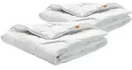 Bettdecke 135 x 200 cm, 2er Set, leichte Sommerdecke, 100% Mikrofaser, Allergiker