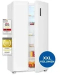 Exquisit Side-by-Side K&uuml;hl-Gefrierkombination, 442 Liter, No-Frost,...