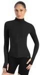 Smilodox Damen Jacke Kenna - Geeignet f&uuml;r Freizeit und Sport - Schwarz - XS