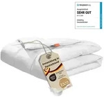 medium Daunendecke, Ganzjahresdecke, 200 x 200 cm, 90% Daunen / 10% Federn,