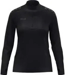 JAKO Damen Ziptop Light Flow Damen - 8676D, Farbe:schwarz, Gr&ouml;&szlig;e:S (34/36) -