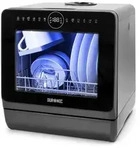 Duronic DW5 BK Tischgeschirrsp&uuml;ler, Mini Geschirrsp&uuml;ler f&uuml;r 3 Gedecke mit 6