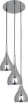 N&auml;ve 6029242 3-er Pendelleuchte "Classic" ; Farbe: Silber