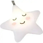 Kleine Kuschelhelden - Sternchen Lichterkette - Wei&szlig;