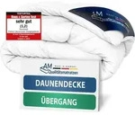 DormiGood | Premium Daunendecke | 220x240 cm | &Uuml;bergangsdecke | 100% Daunen (1130g)
