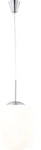 Globo Lighting H&auml;ngeleuchte Metall Nickel matt, Glas opal, satiniert, Kabel PVC