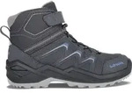 Lowa Kinder Stiefel Maddox Warm GTX Mid JR Blau 24 - Blau - 24