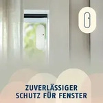 ABUS FUEM45000, Wei&szlig;, Kabellos, Kunststoff, Drinnen, 100 m, 868,3 MHz