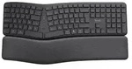 Trust Keyra Ergonomische Multiger&auml;te-Funktastatur - Schwarz - Schwarz