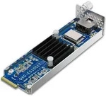 QNAP QXG-ES10G1T PCIe 3.0 x4 10GbE/5GbE/2.5GbE Erweiterungskarte - Blau/Silber