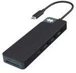 HyperDrive Flex 8 Port USB-C Hub Black - Schwarz