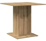 vidaXL Esstisch Artisan-Eiche 80x80x75 cm Holzwerkstoff - Braun