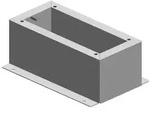 ABL Sursum EMC9996 Sockel f&uuml;r Lades&auml;ulen Einbausockel 160mm