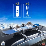 Menabo 000071800000, Wintersport-Tr&auml;ger, Dachhalterung, Aluminium, Kunststoff,