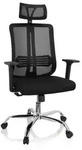 hjh OFFICE Home Office B&uuml;rostuhl ZH 200 Schreibtischstuhl mit Armlehnen Stoff /