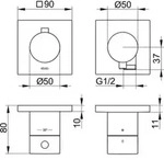 KEUCO 51153211122 THM Set UP E11 51153,