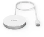 Hama MagCharge FC15, Drinnen, USB, Kabelloses Aufladen, 1 m, Wei&szlig; - Wei&szlig;