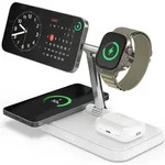 HYPER HJ3004WHGL, Drinnen, Gleichstrom, USB, Kabelloses Aufladen, Silber, Wei&szlig; -