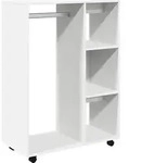 vidaXL Kleiderschrank Wei&szlig; 80x40x110 cm Holzwerkstoff - Wei&szlig;
