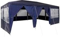 vidaXL Party-Zelt 600 x 400 x 266 cm Blau Polyethylen